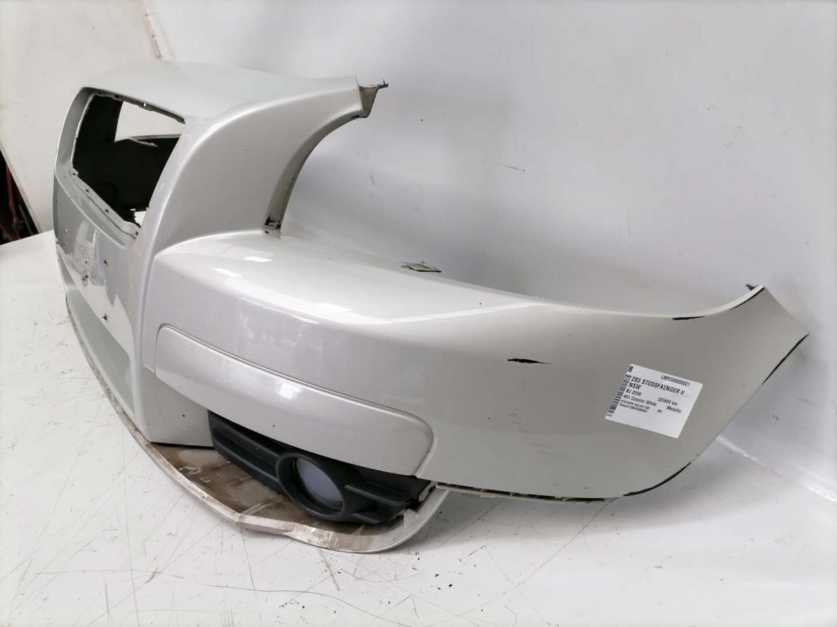 Volvo C30 original Stoßstange Stoßfänger vorn 481 Cosmic White Metallic BJ08